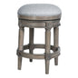 Rustic Elegance Backless Swivel Stool