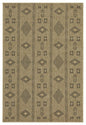 Earth - 5'3" X 7'3" Indoor, Outdoor Area Rug Polypropylene - Jute / Black