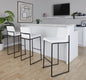 Fuji - Contemporary High Back Barstool Elegant Design
