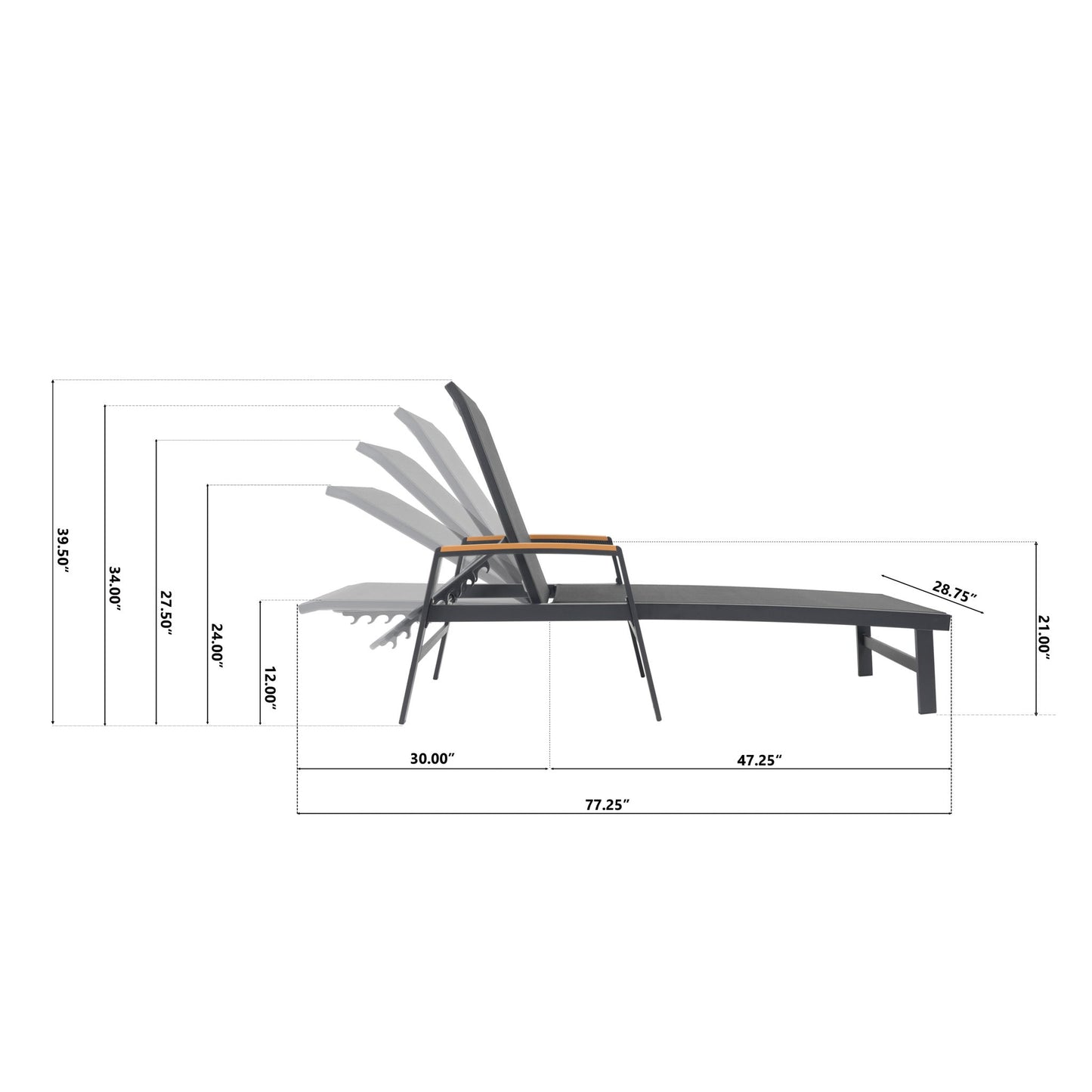 Oxton - Chaise Lounge