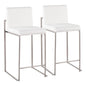 Fuji - Contemporary High Back Counter Stool, Functional Design
