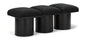 Pavilion - 3 Piece Modular Bench With Black Base