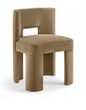 Zuno - Velvet Performance Fabric Upholstered Dining Chair (Set of 2)