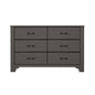 6 Drawer Dresser - Brown