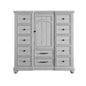 22 Drawer Master Chest With Cabinet - Gray
