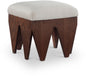 Altair - Fabric Bench - Dark Brown Base