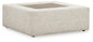 Ashbourne Estate - Oversized Accent Ottoman - Snowstone