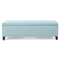 Contemporary Storage Ottoman Bench With Upholstery