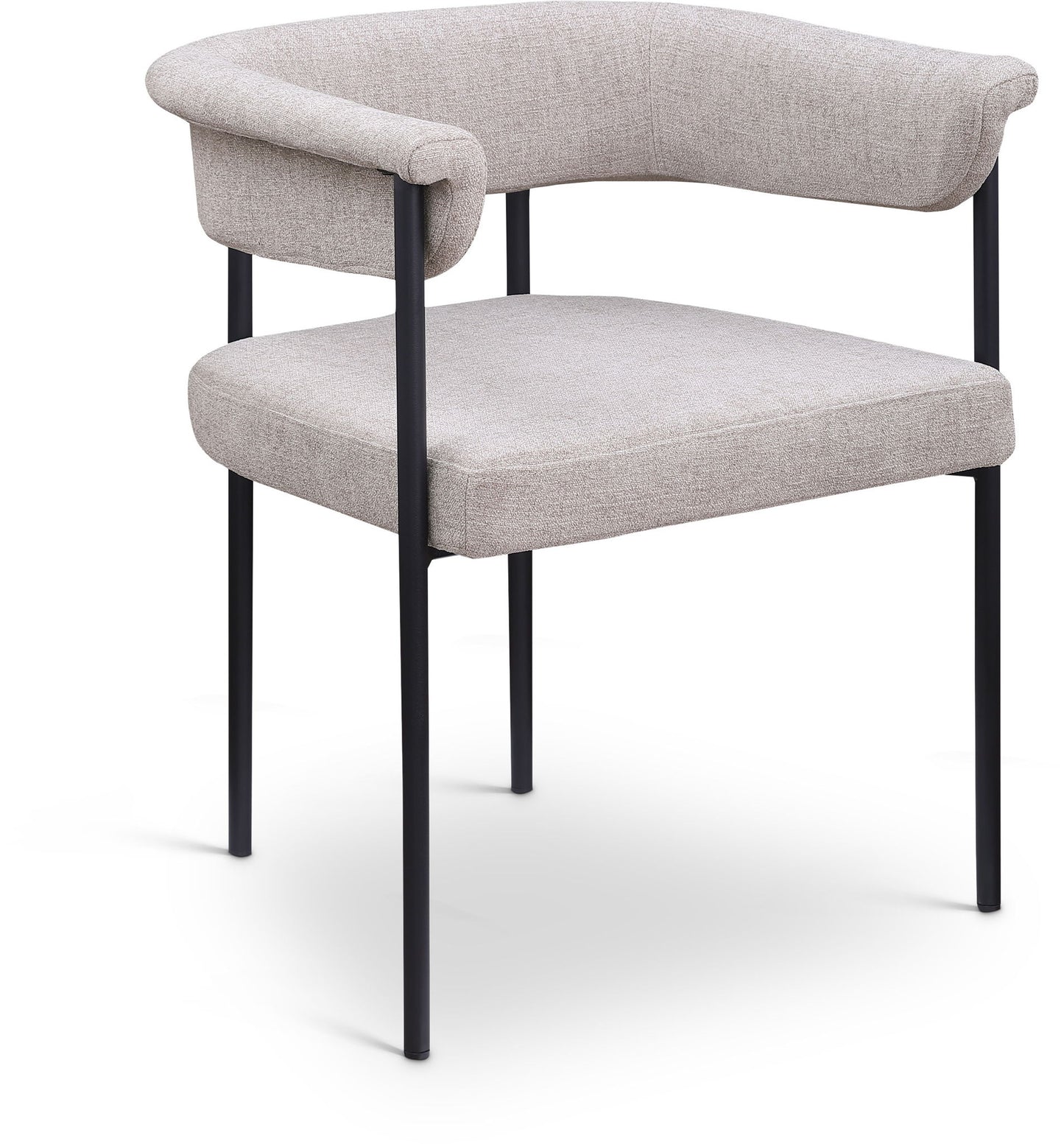 Malin - Linen Dining Chair (Set of 2) - Taupe