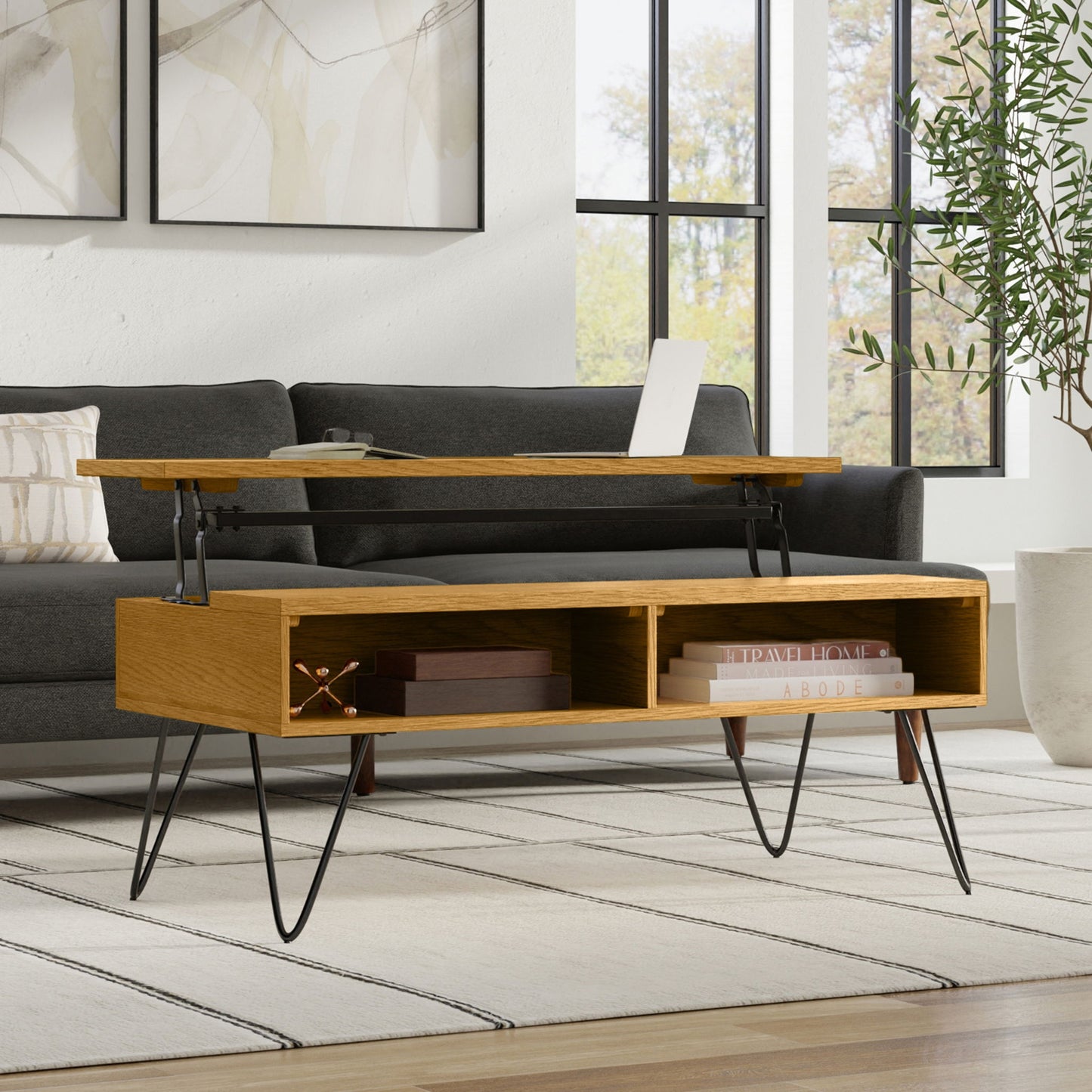 Hunter - Handcrafted Lift Top Coffee Table