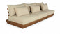 Mirella - 3 Piece Water Resistant Fabric Upholstered Outdoor Patio Modular Sofa
