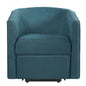 Power Lift Recliner Barrel Shape Reclining Chair With Footrest And Side Pocket