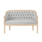 French Country Chesterfield Style Tufted Loveseat