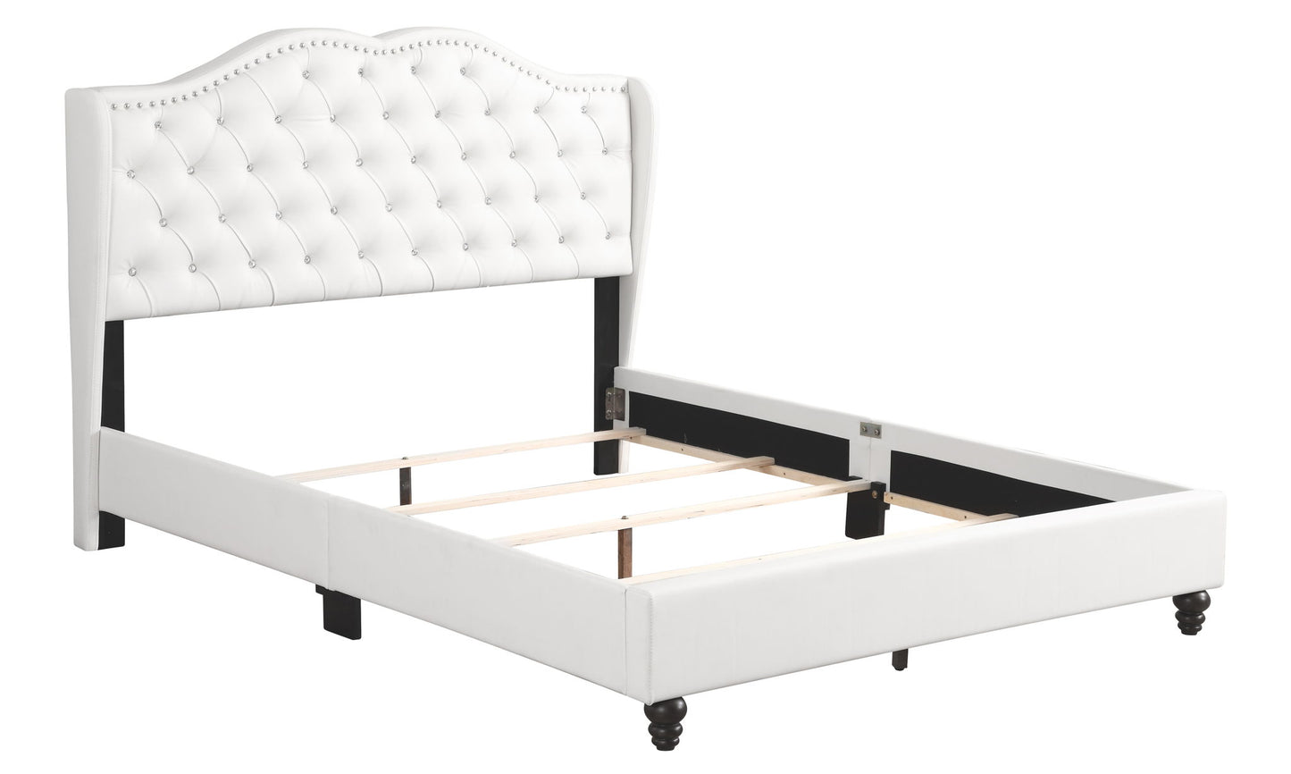 Upholstered Bed Transitional