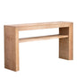 Console Table With Storage Shelf - Antique Natural / Light Natural / Natural