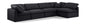 Indulge - Linen 5 Piece Modular Sectional
