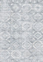 Toucan - 5' X 7' Washable Non - Slip Area Rug - Silver