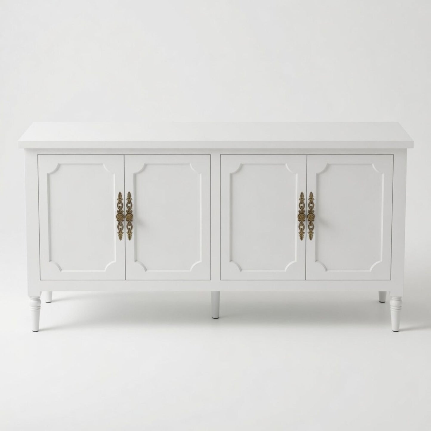 Vintage Buffet Cabinet With Adjustable Shelves