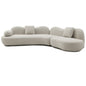 Modern Curved Modular 5 Seater Sofa