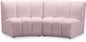 Infinity - 2 Piece Velvet Modular Sectional