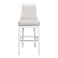 Modern Swivel Stool With Tall Back
