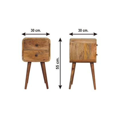 Curved Nightstand,