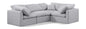 Indulge - Linen 4 Piece Modular Corner Sectional