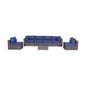 Outdoor Wicker Seating Group With Cushions