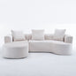 Modular Sectional Sofa With L Shape Chaise With Deep Seat