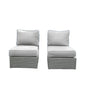 Armless Patio Chair With Cushions