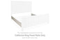 Shaybrock - California King Panel Rails - Antique White