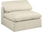 Comfy - Faux Leather Armless Chair