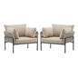 Rope Lounge Chair With Cushions For Modern Spaces