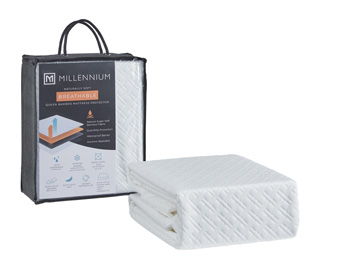 Basic Protector - Queen Mattress Protector (Set of 4) - White
