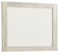 Bellaby - Bedroom Mirror - Wooden Frame - Whitewash