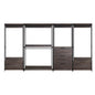 Monica - Modular Design Walk-In Closet System - Rustic