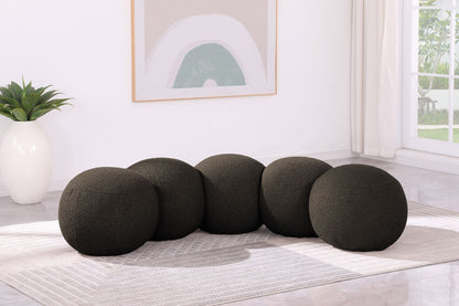 Apollo - Boucle Fabric Bench