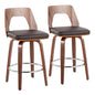 Trilogy - Mid Century Modern Counter Stool (Set of 2)
