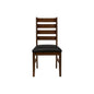 Dining Chair, Dining Room, Side, Upholstered, Transitional (Set of 2) - Brown