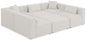 Cube - Linen 6 Piece Modular Sectional