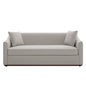 3 Seater Sofa With Wrap Around Armrests And Throw Pillows