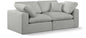 Comfy - Linen Modular Sofa 2 Seats