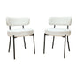 Mid-Century Modern Dining Chair With Curved Backrest