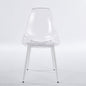 Transparent Dining Chair (Set of 4) - Matte White