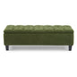 Ottoman Bench & Storage - Green