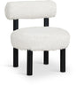 Ambre - Vegan Shearling Fabric Upholstered Accent Chair