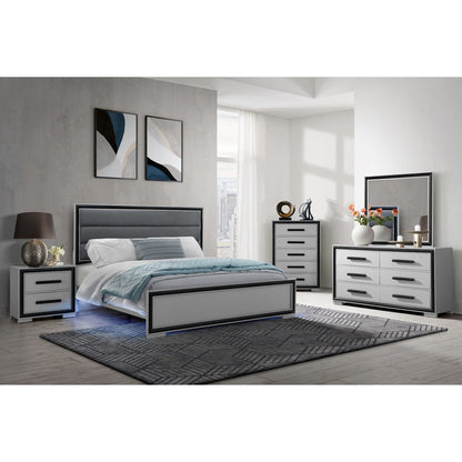 Adelaide - Mirror - Gray / Black