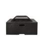 Outdoor Square Mgo Wood Burning Fire Pit - Dark Gray