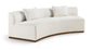 Avanti - 104" Chenille Fabric Upholstered Sofa