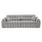 3 Seater, Couch With Throw Pillows For Living Room